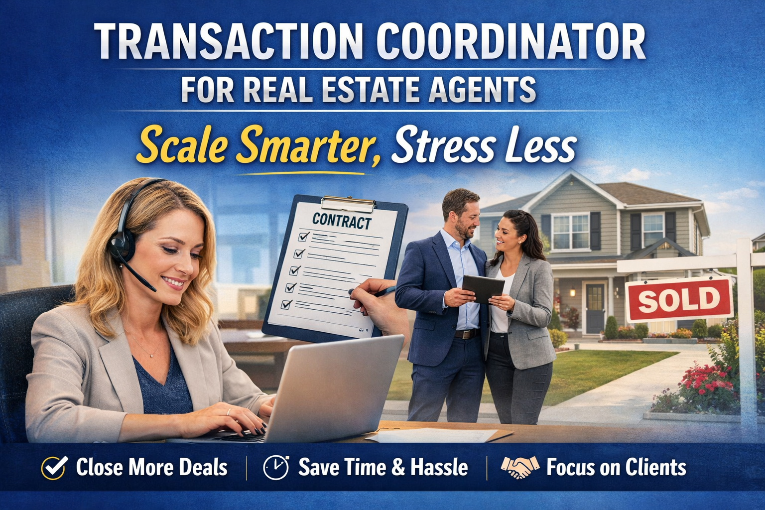 Transaction Coordinator for Real Estate Agents: Scale Without Burnout